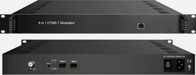 NDS3308M 8路IP復(fù)用加擾DTMB調(diào)制器