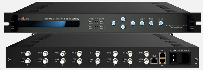 NDS3508Tx Tuner 輸入千兆網(wǎng)關(guān)Tx(支持SPTS)